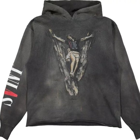Saint Michael × Vlone Jesus Hoodie - Picture 1 of 2